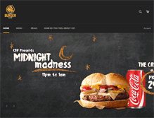 Tablet Screenshot of chicagoburgerfactory.com